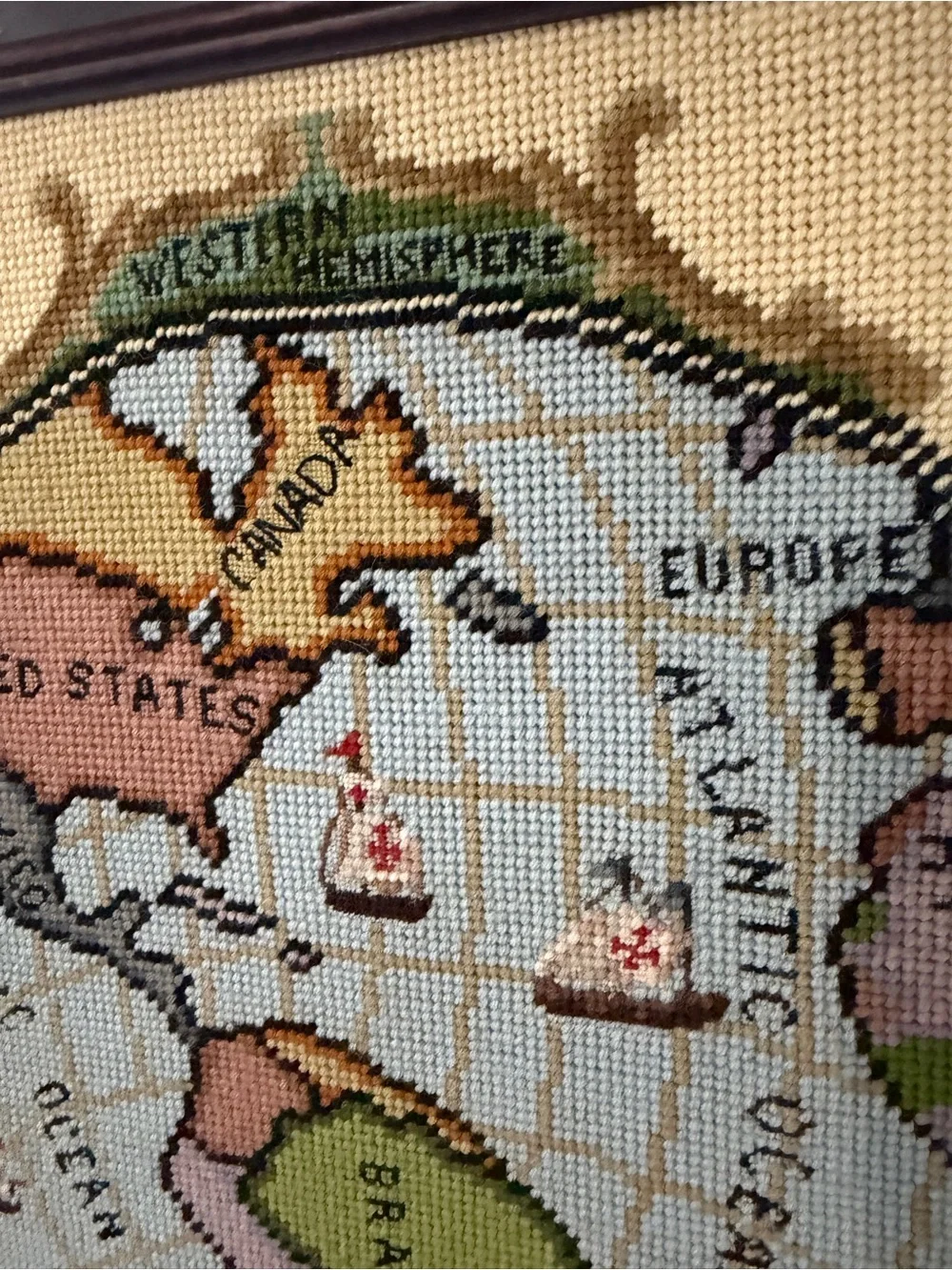 N/A hand stitched